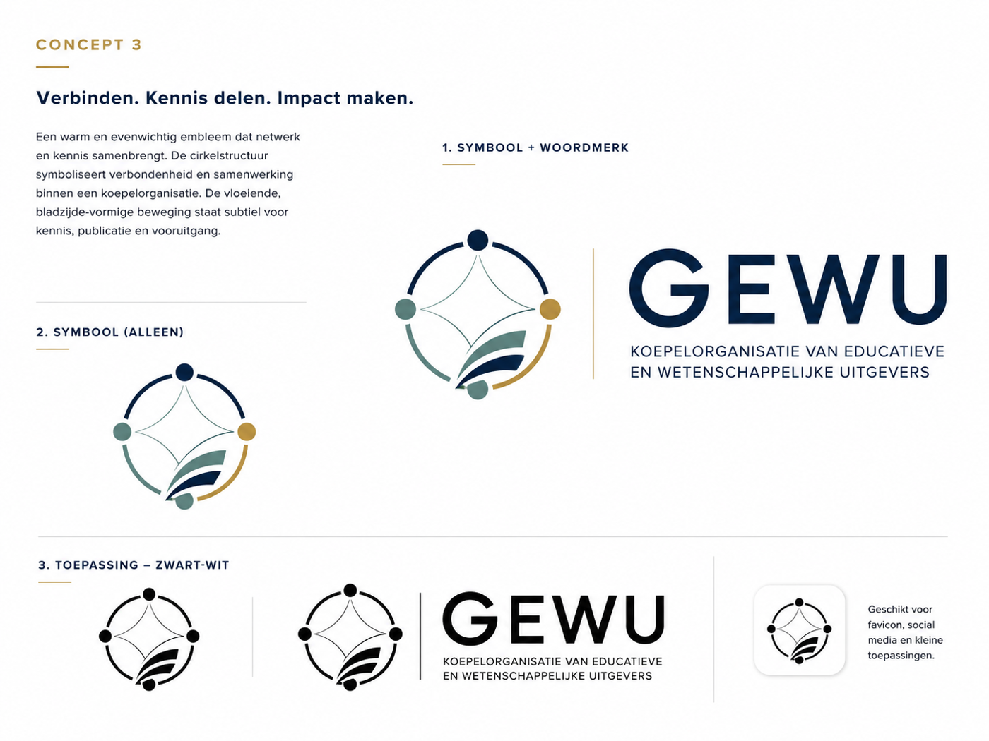 Concept 3 · Cirkel-embleem
